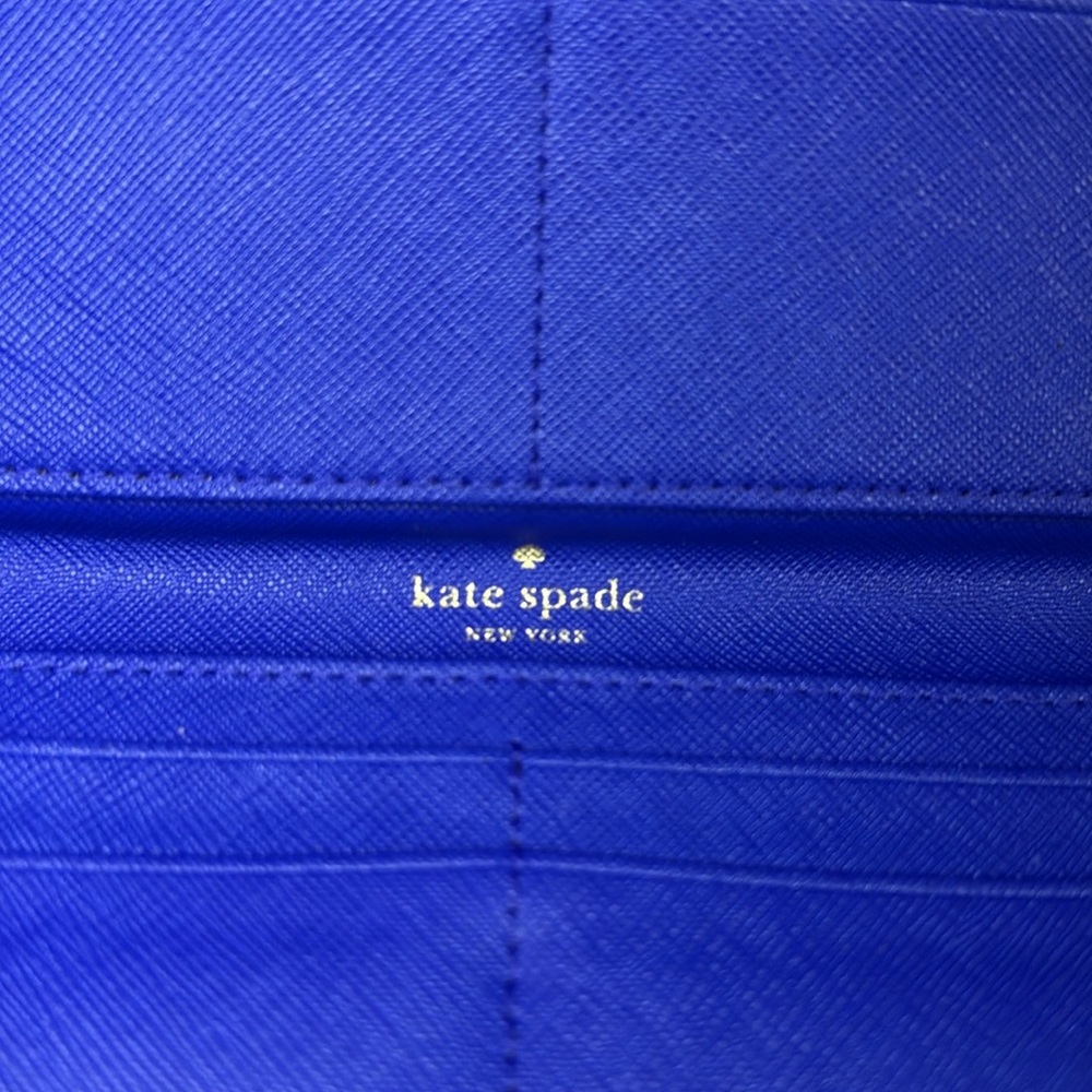 ♠️KATE SPADE♠️Nightlife Blue Cameron St Stormie Crossbody w/Unbranded Chain/EUC - Picture 7 of 13